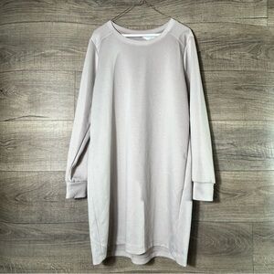 Dear Scarlett Oversized Sweatshirt Dress | 2X | Neutral Beige